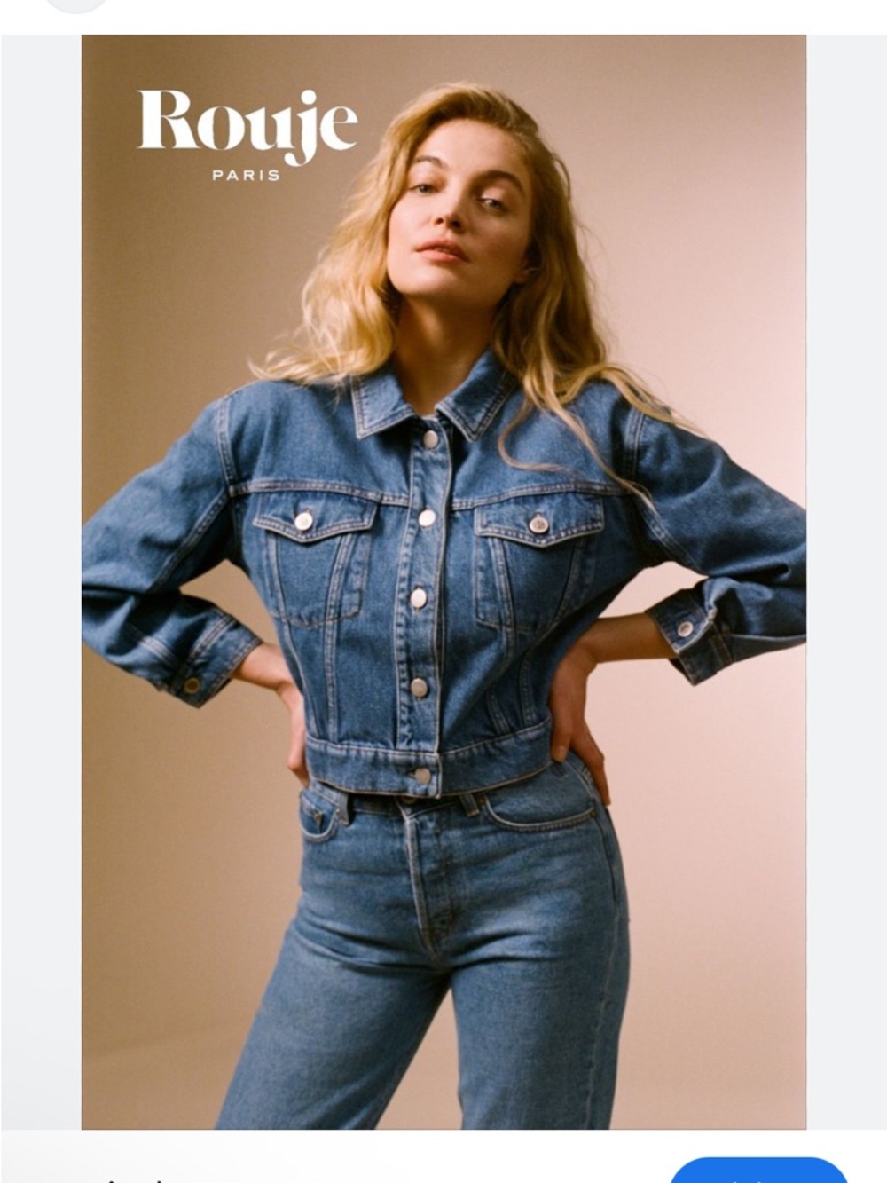Rouje Blue Joe Denim Jacket